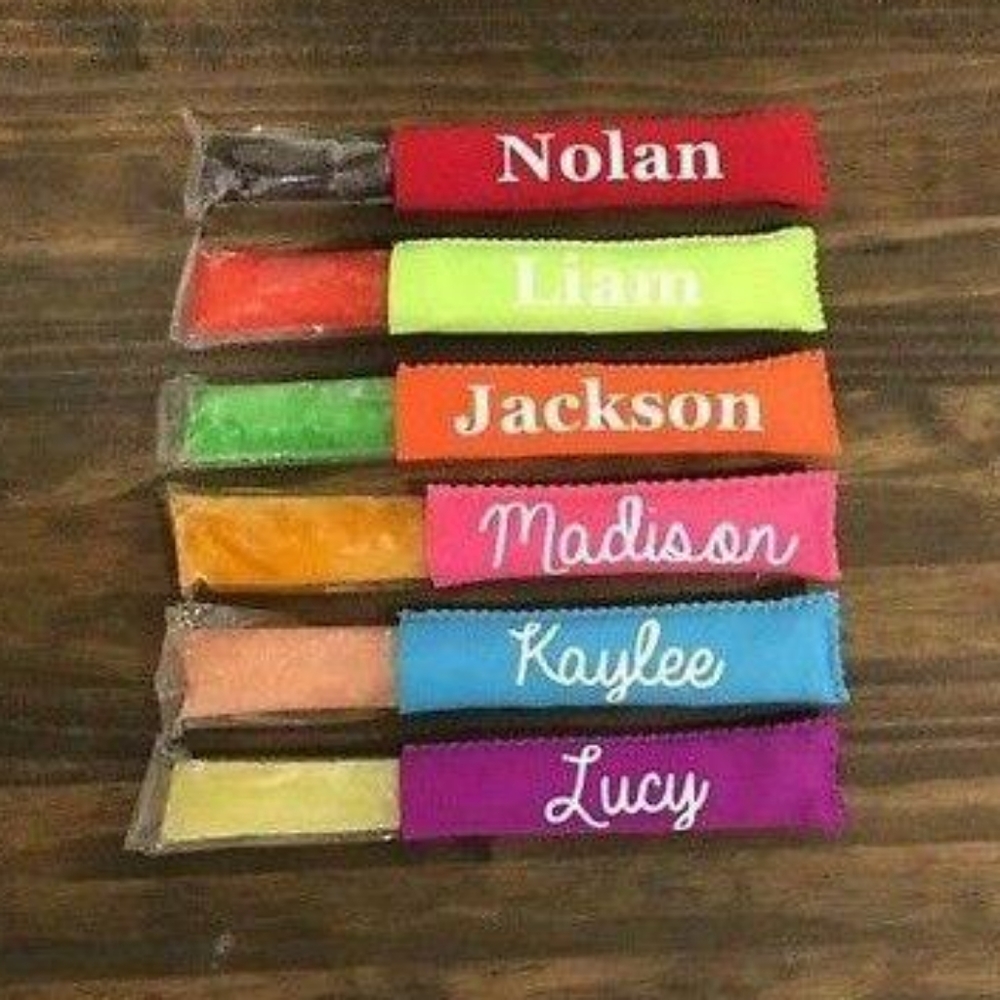 Personalized ice popsicle holders